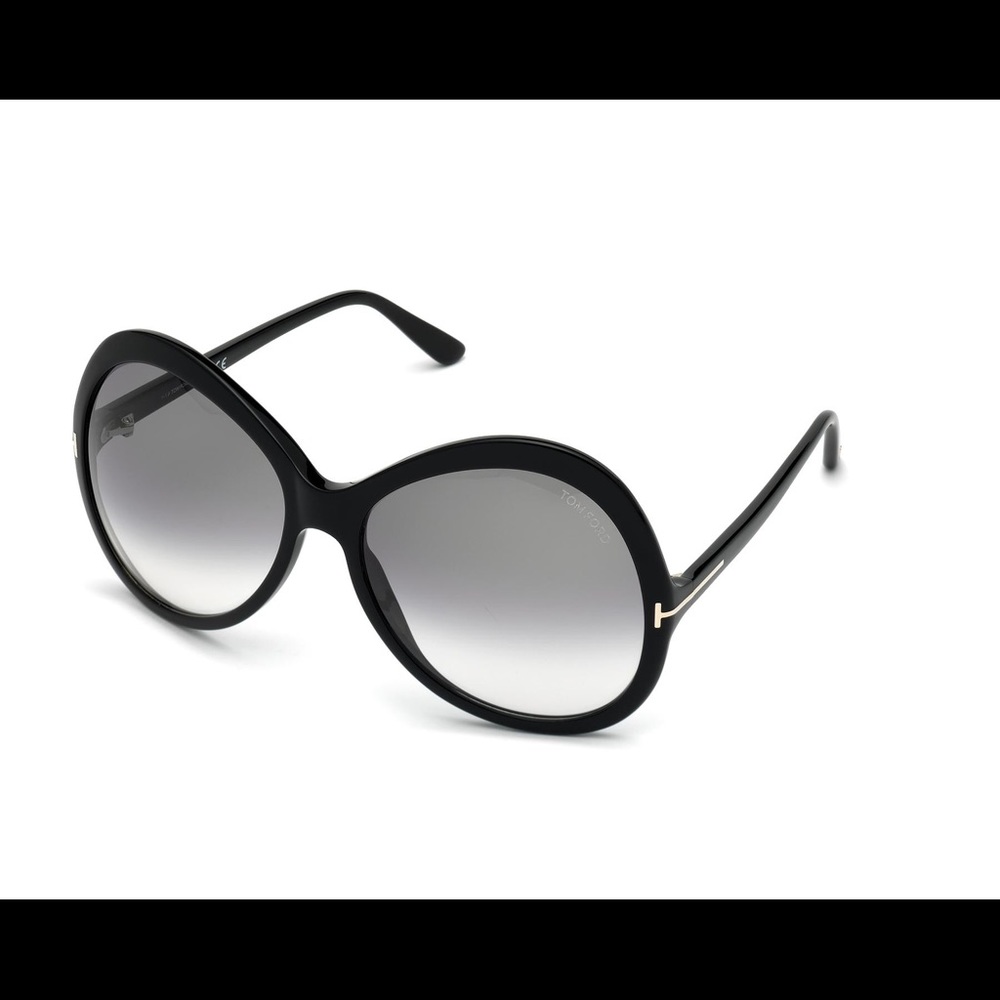 TOM FORD ROSE BLACK OVERSIZED SUNGLASSES